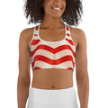 USA Flag Sports Bra