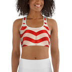 USA Flag Sports Bra
