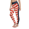 USA Flag Yoga Leggings