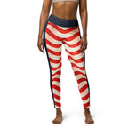 USA Flag Yoga Leggings