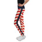 USA Flag Youth Leggings