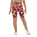 Valentine's Day Camo Biker Shorts
