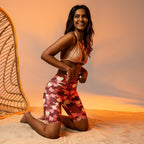 Valentine's Day Camo Biker Shorts