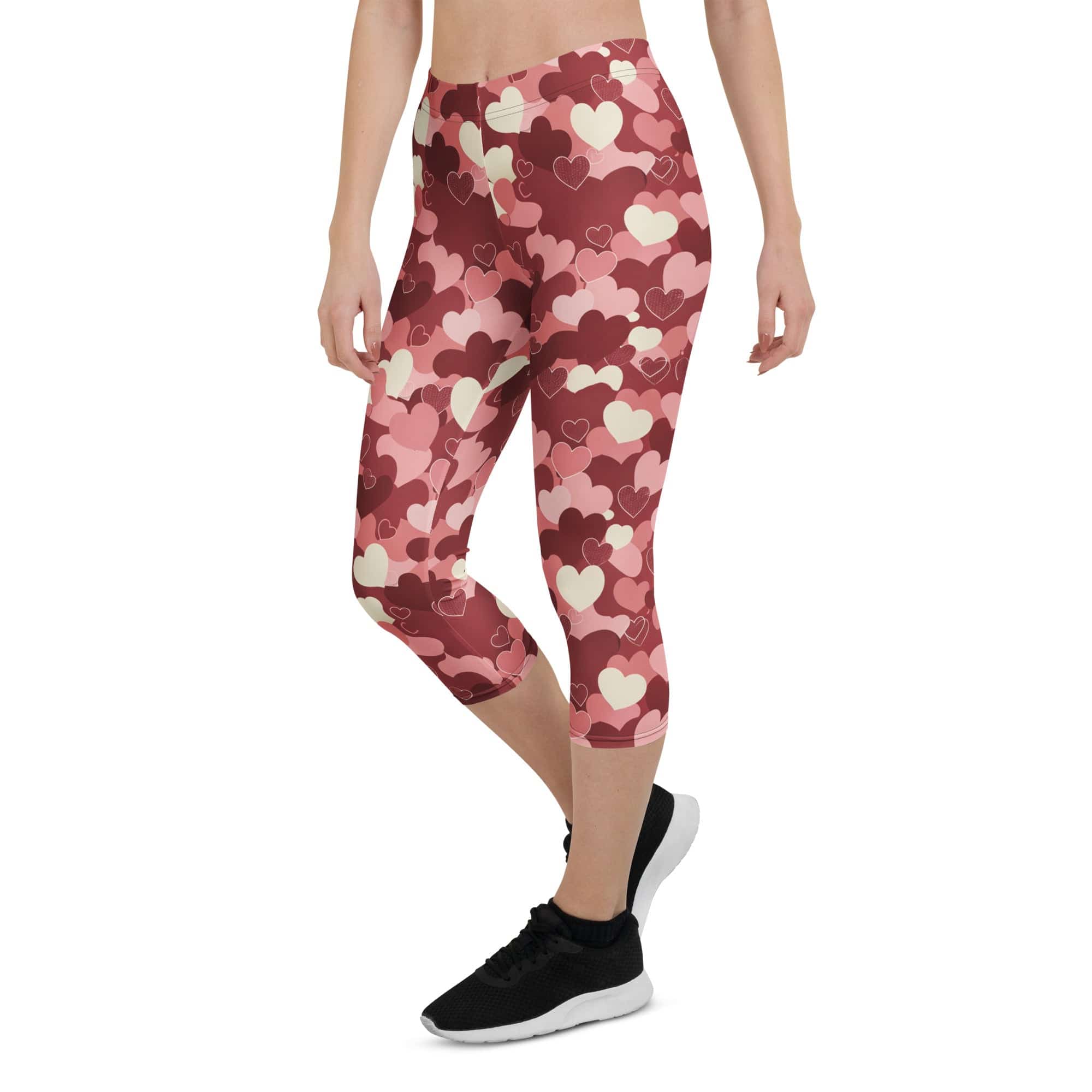 Valentine's Day Camo Capris