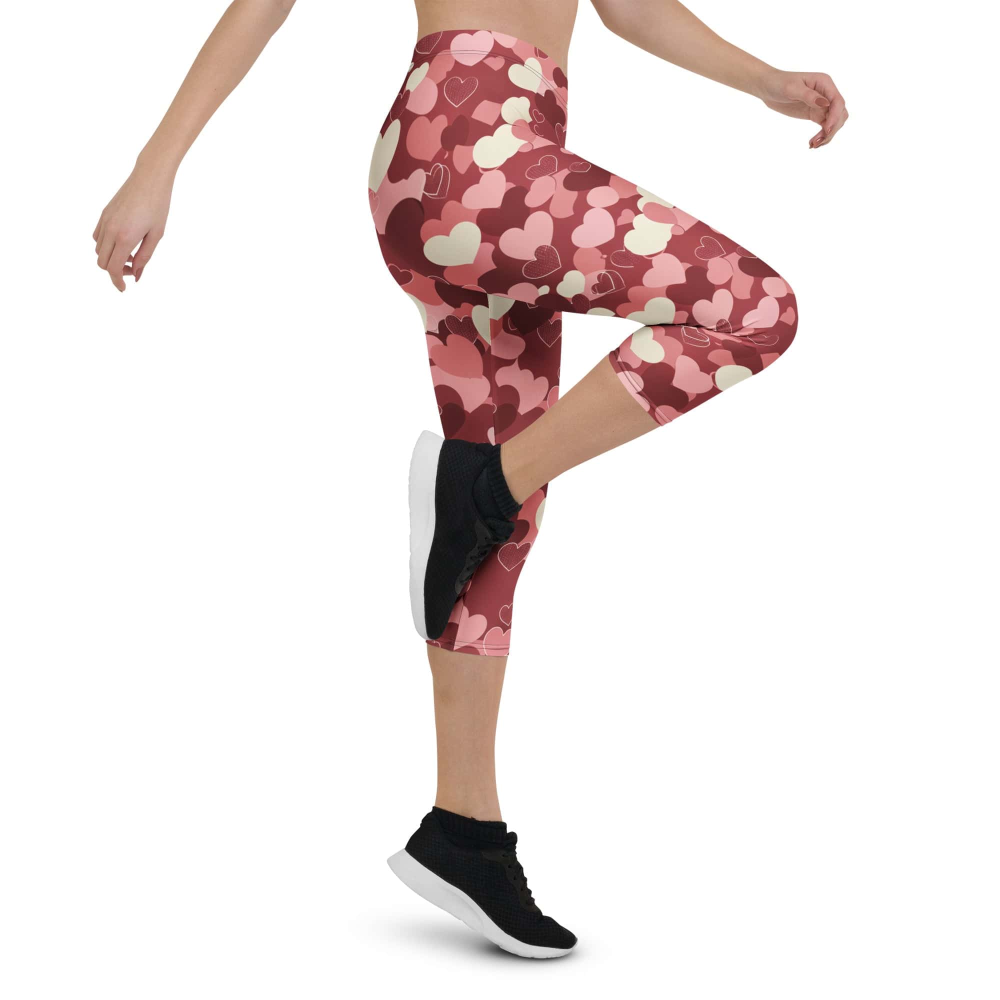 Valentine's Day Camo Capris