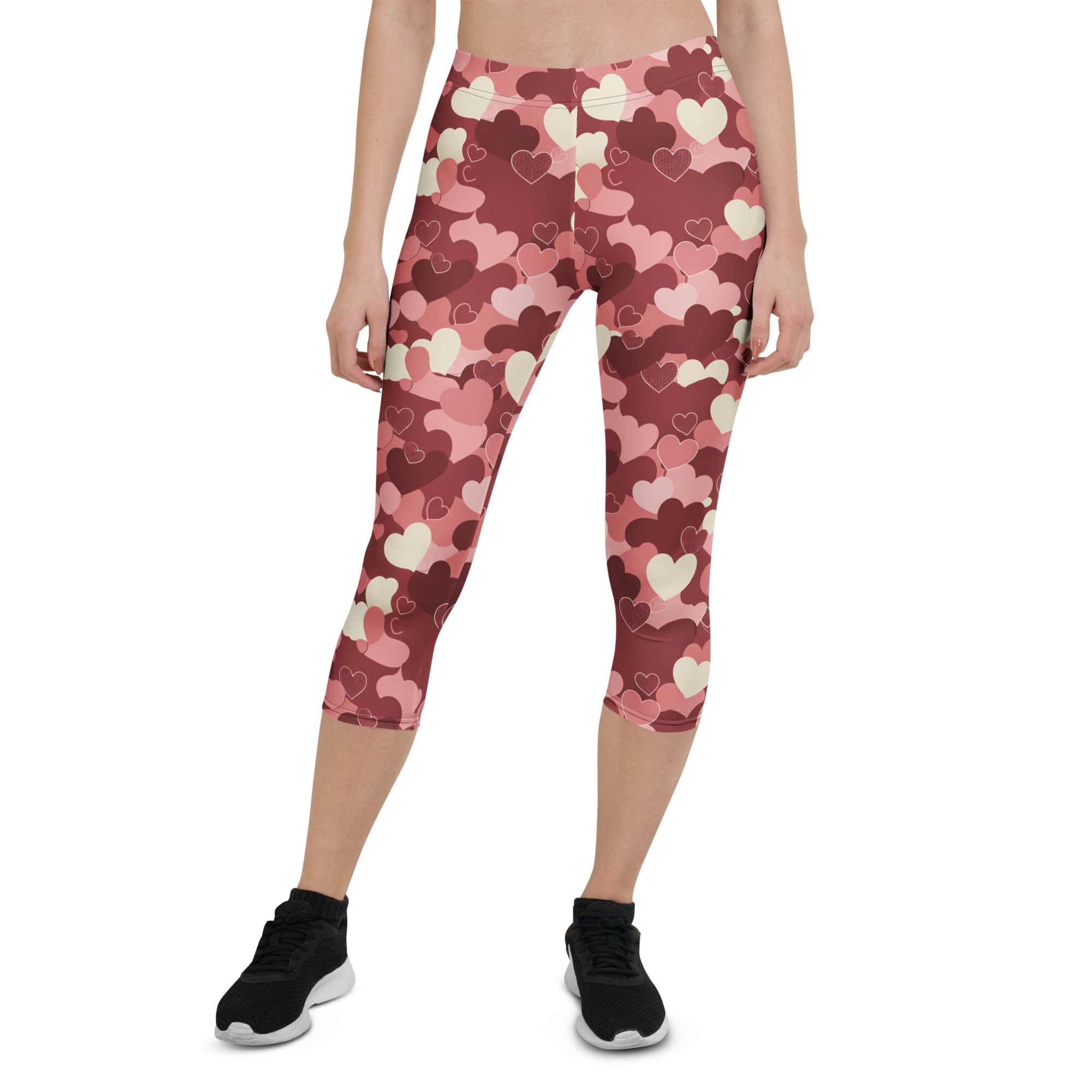 Valentine's Day Camo Capris