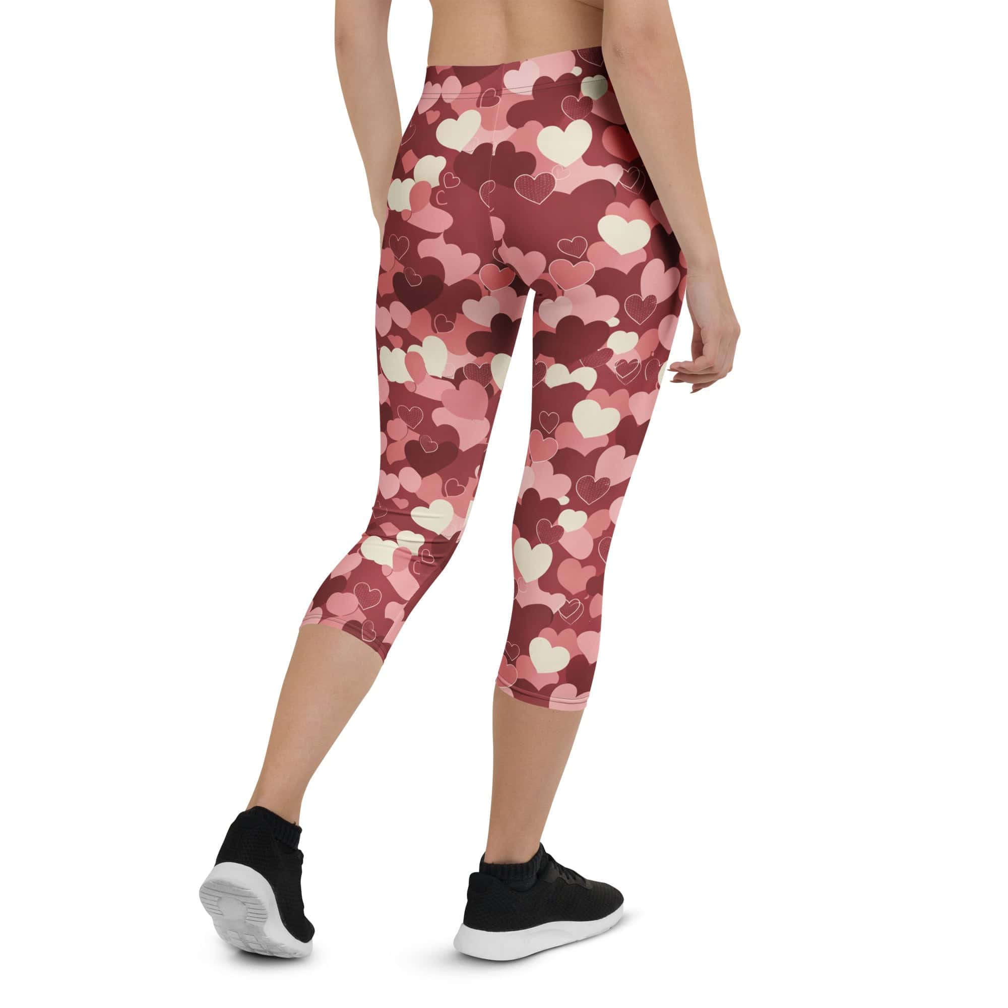 Valentine's Day Camo Capris