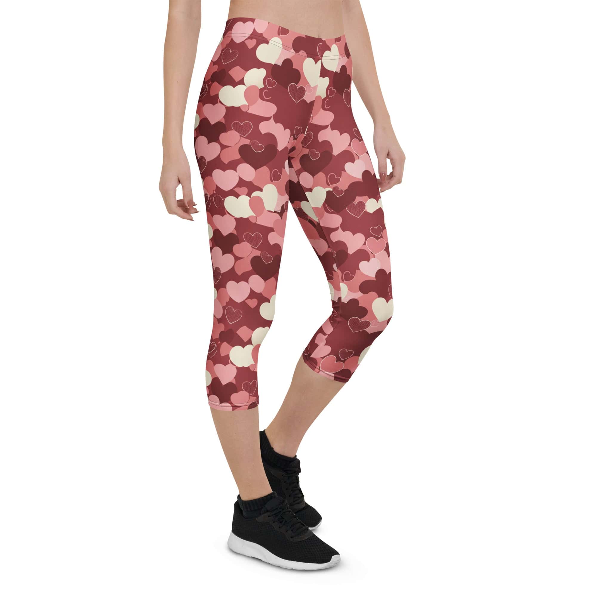 Valentine's Day Camo Capris