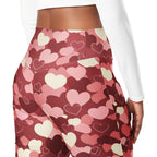 Valentine's Day Camo Flare Leggings