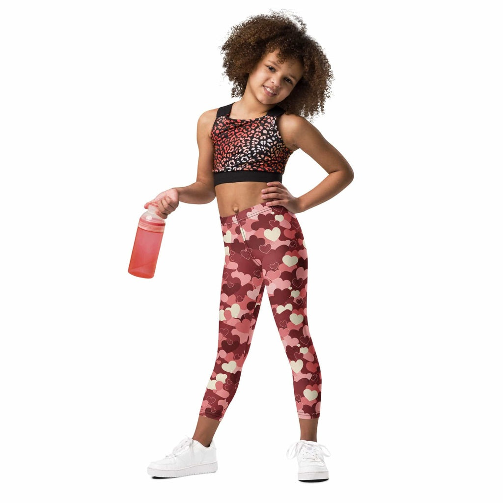 Valentine's Day Camo Kid's Leggings