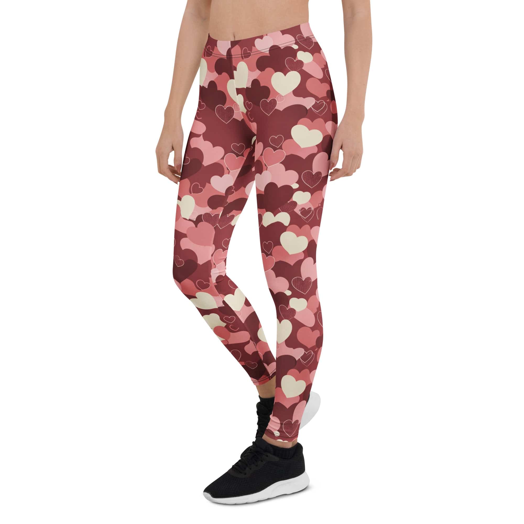 Valentine's Day Camo Leggings