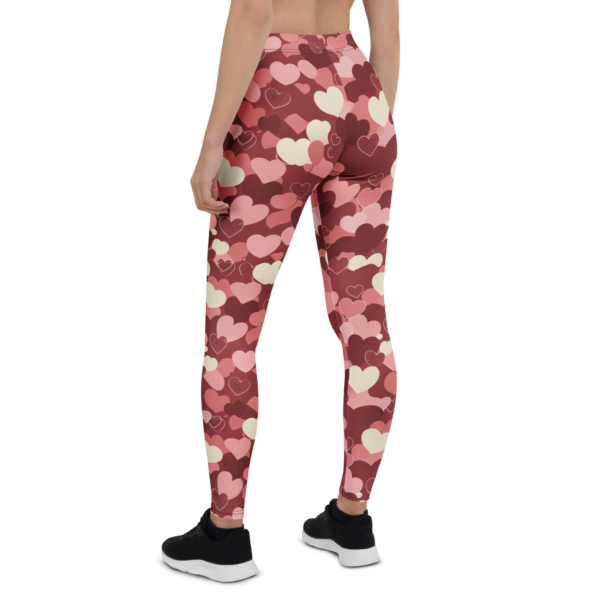 Valentine's Day Camo Leggings