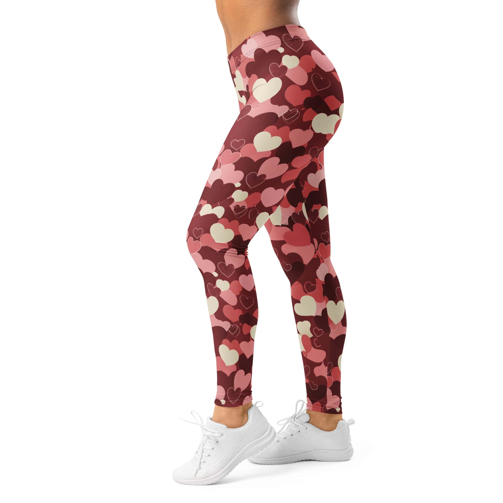 Valentine's Day Camo Leggings