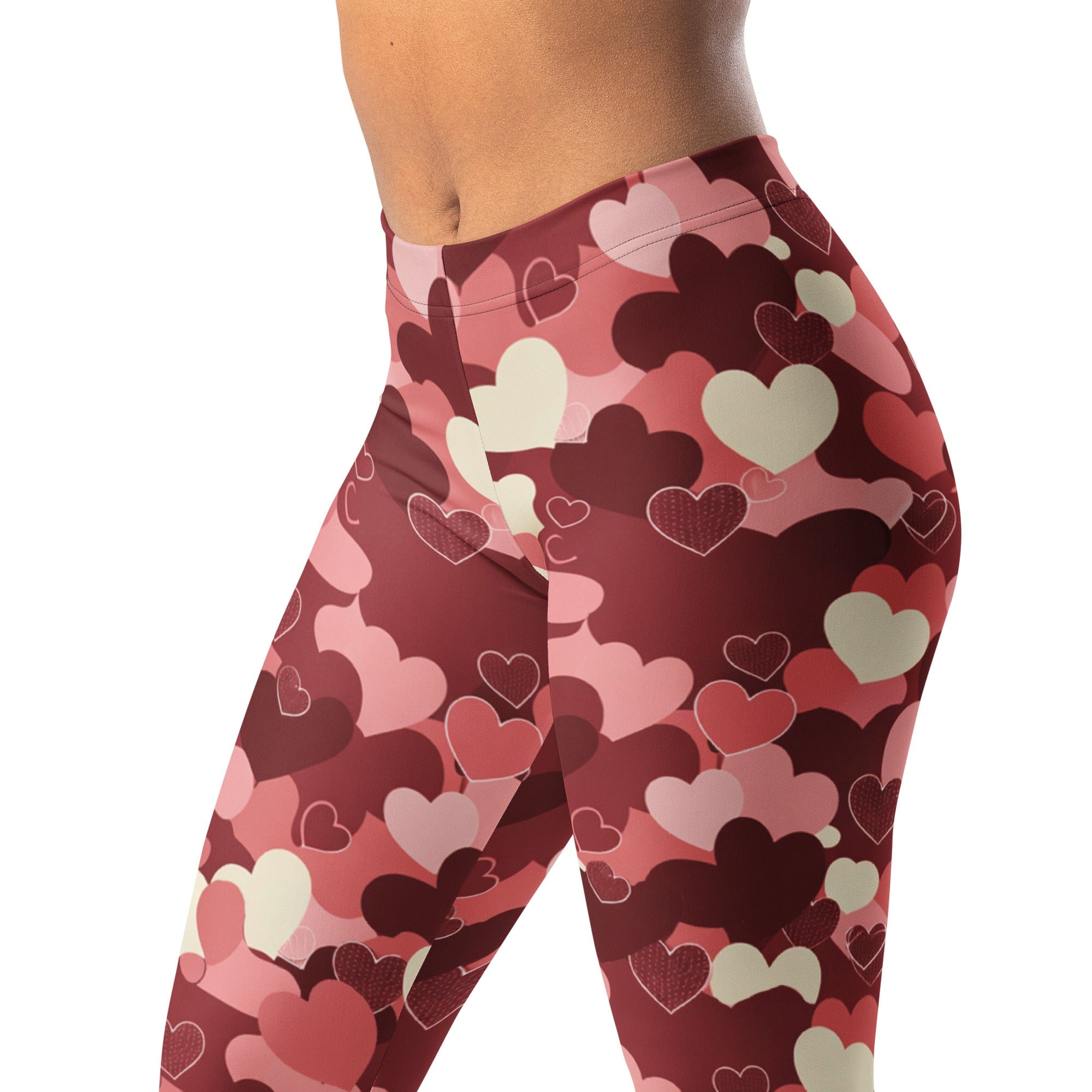 Valentine's Day Camo Leggings