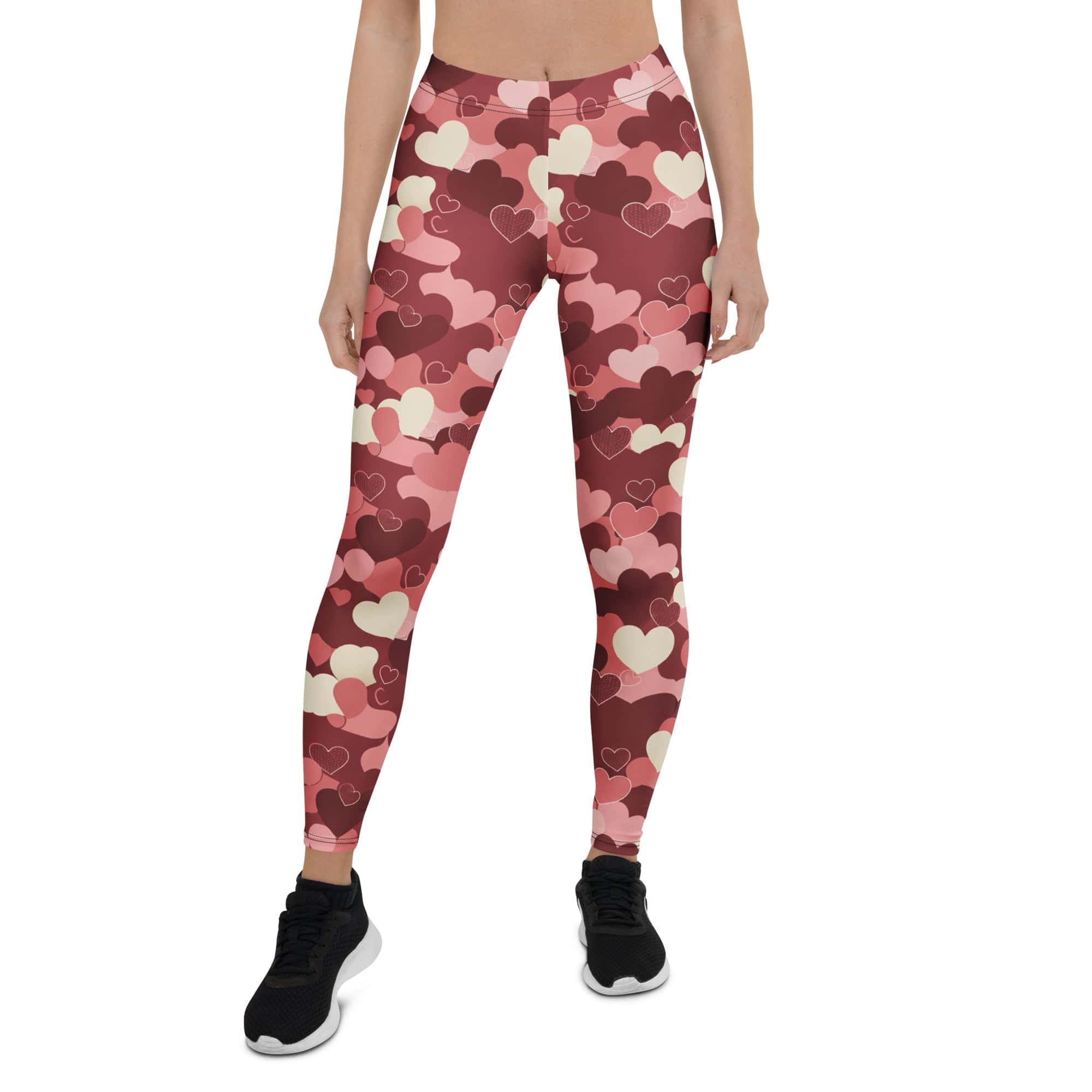 Valentine's Day Camo Leggings