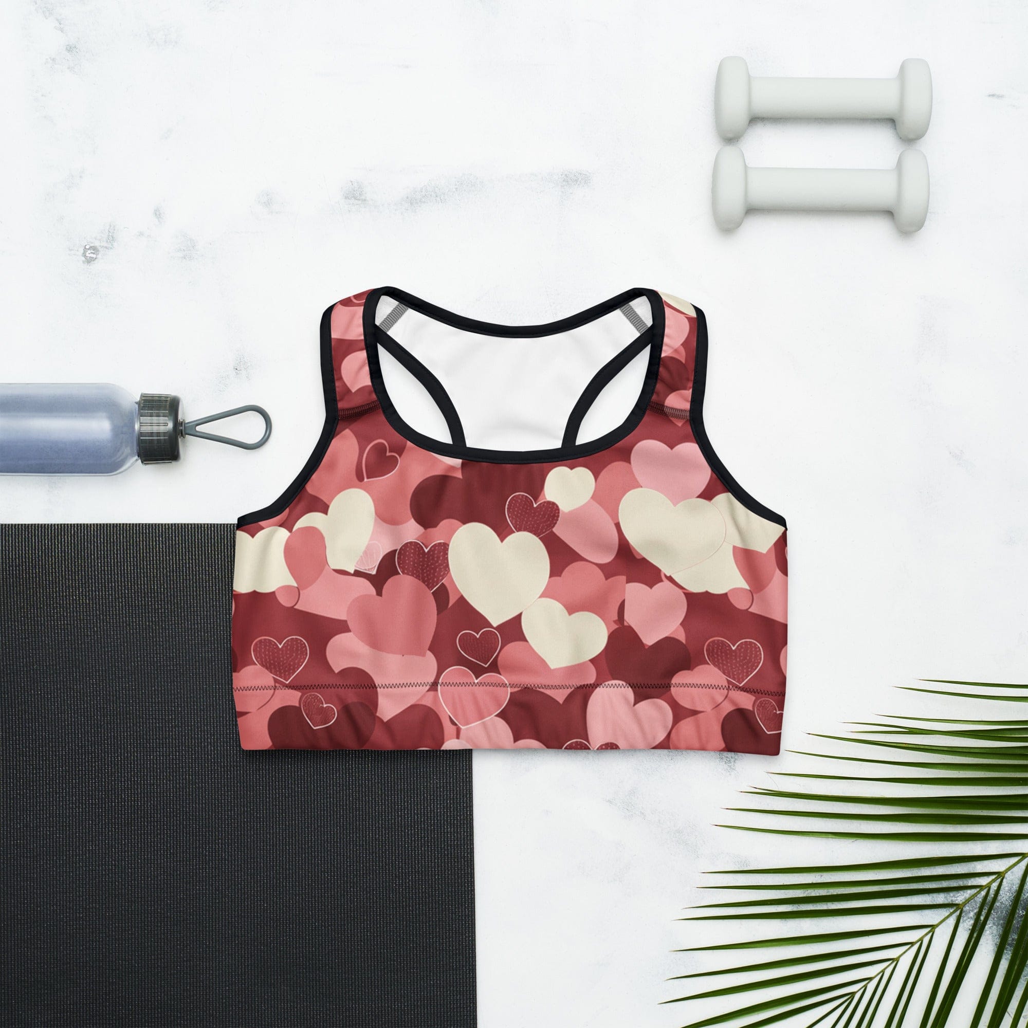 Valentine's Day Camo Sports Bra