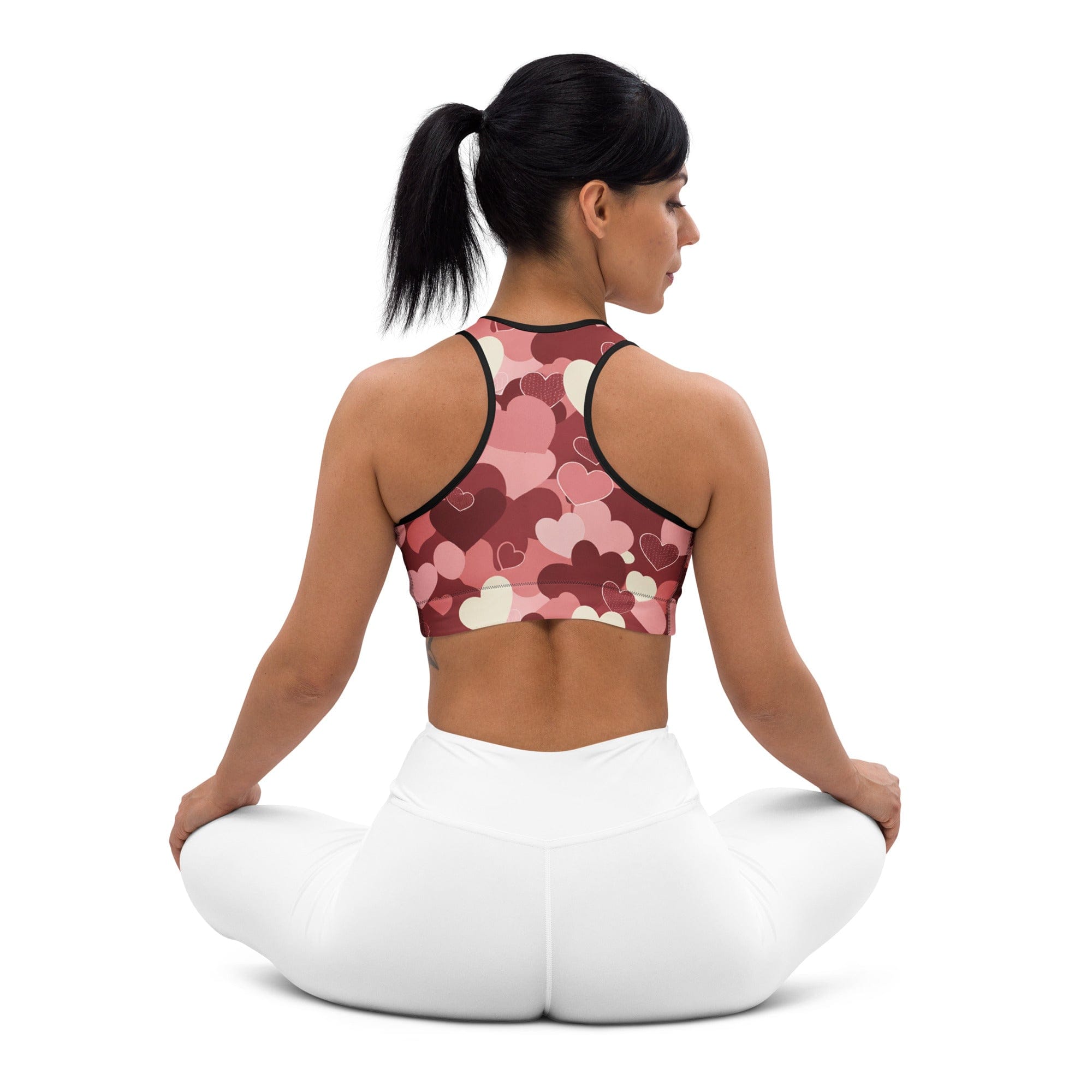 Valentine's Day Camo Sports Bra