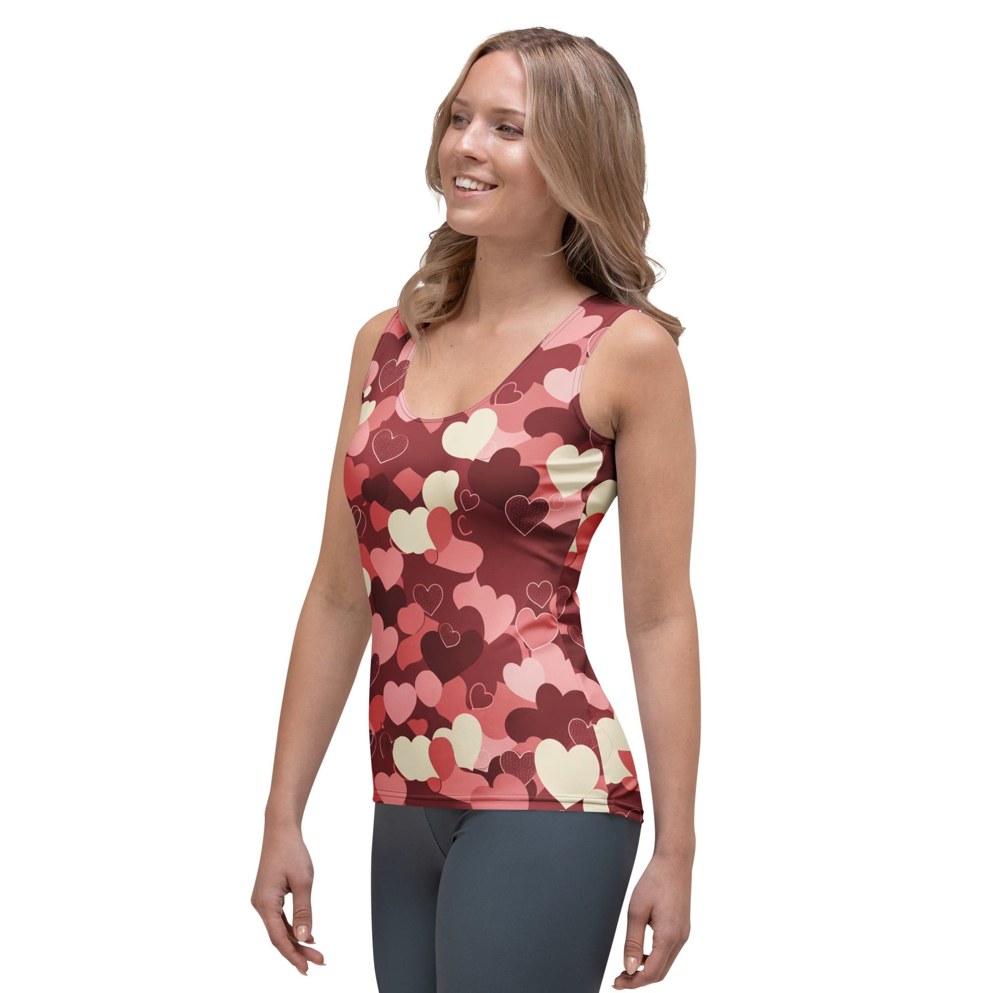 Valentine's Day Camo Tank Top