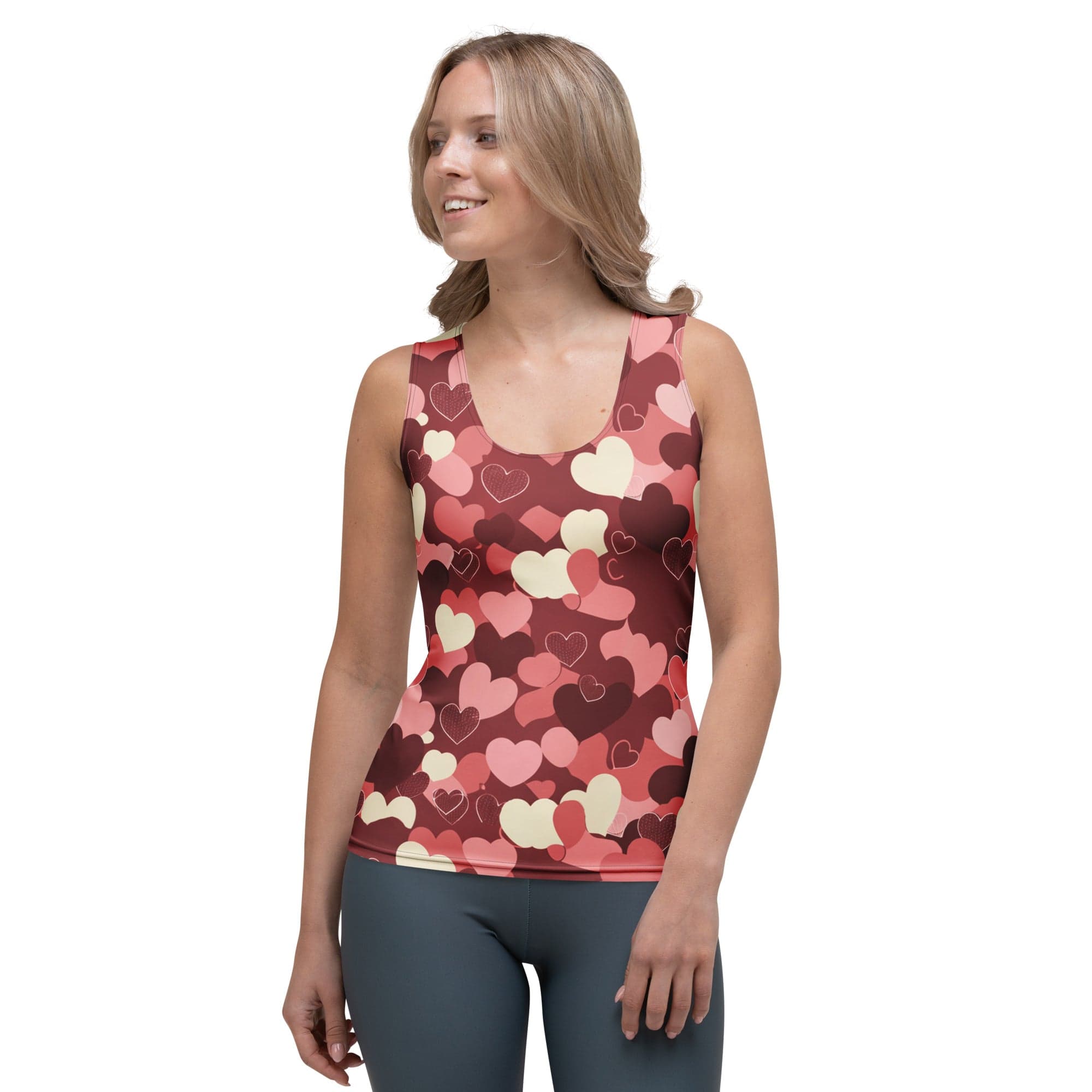 Valentine's Day Camo Tank Top