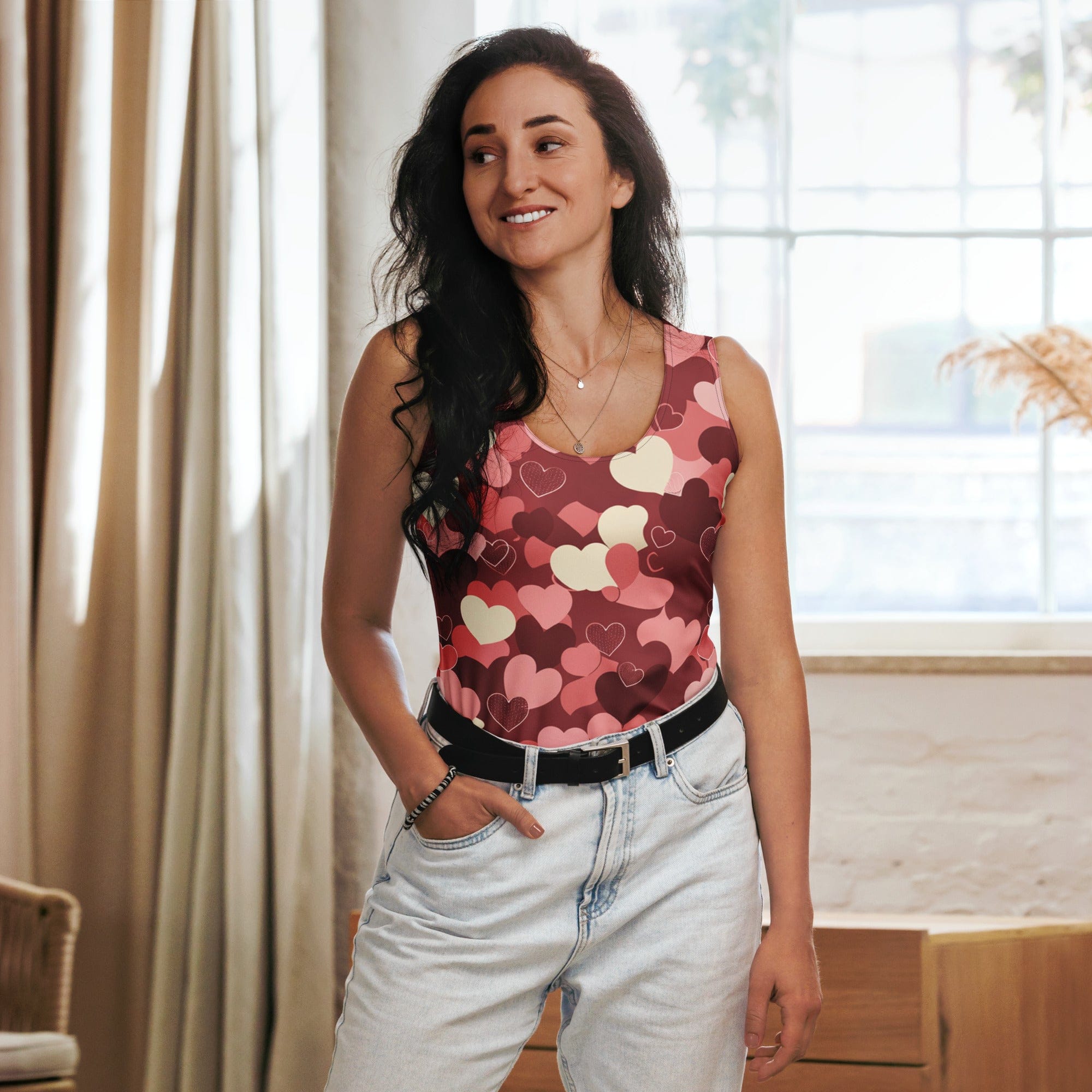 Valentine's Day Camo Tank Top