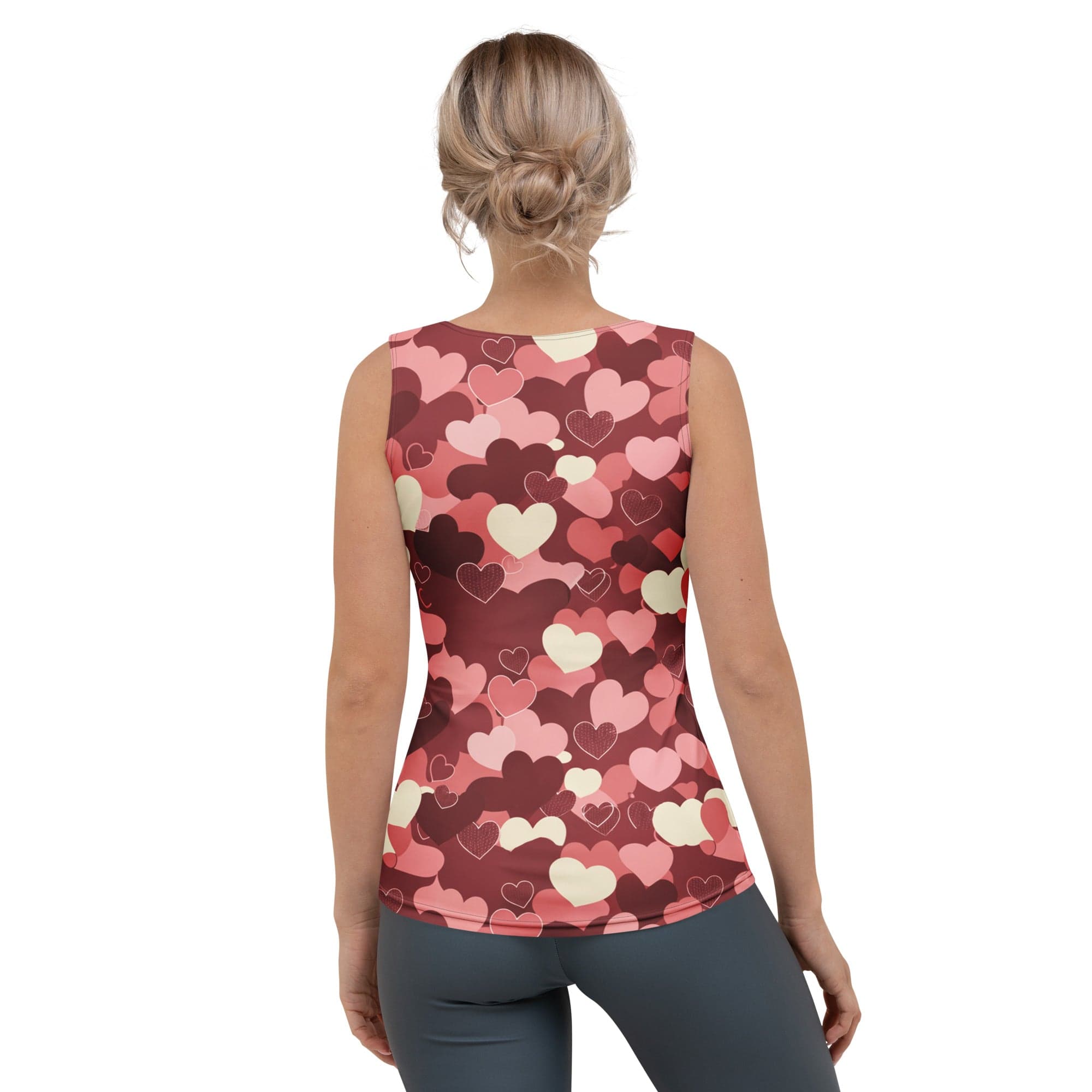 Valentine's Day Camo Tank Top