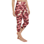 Valentine's Day Camo Yoga Capris