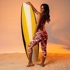 Valentine's Day Camo Yoga Capris