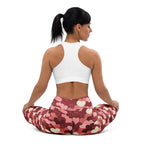 Valentine's Day Camo Yoga Leggings