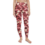Valentine's Day Camo Yoga Leggings