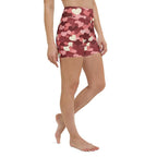 Valentine's Day Camo Yoga Shorts