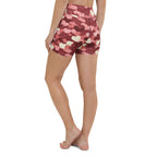 Valentine's Day Camo Yoga Shorts