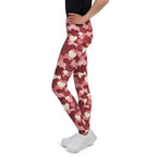Valentine's Day Camo Youth Leggings