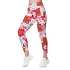 Valentine's Day Cards Leggings With Pockets