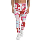 Valentine's Day Cards Men's Leggings