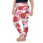 Valentine's Day Cards Plus Size Leggings