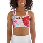 Valentine's Day Cards Sports Bra