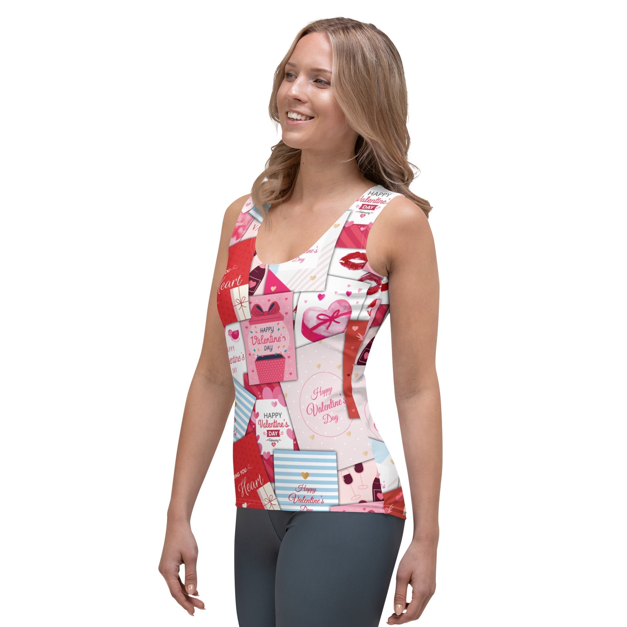 Valentine's Day Cards Tank Top