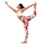 Valentine's Day Cards Yoga Leggings