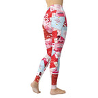 Valentine's Day Cards Yoga Leggings