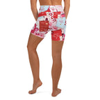 Valentine's Day Cards Yoga Shorts