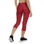Valentine's Day Leopard Capris