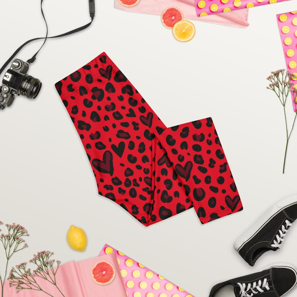 Valentine's Day Leopard Capris