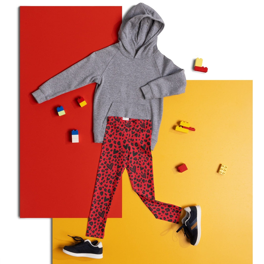 Valentine's Day Leopard Kid's Leggings