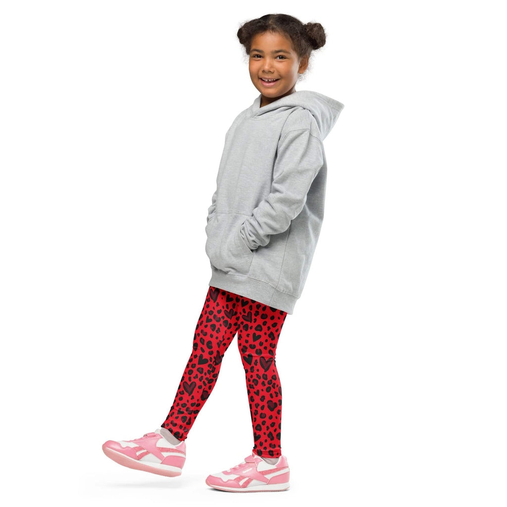 Valentine's Day Leopard Kid's Leggings