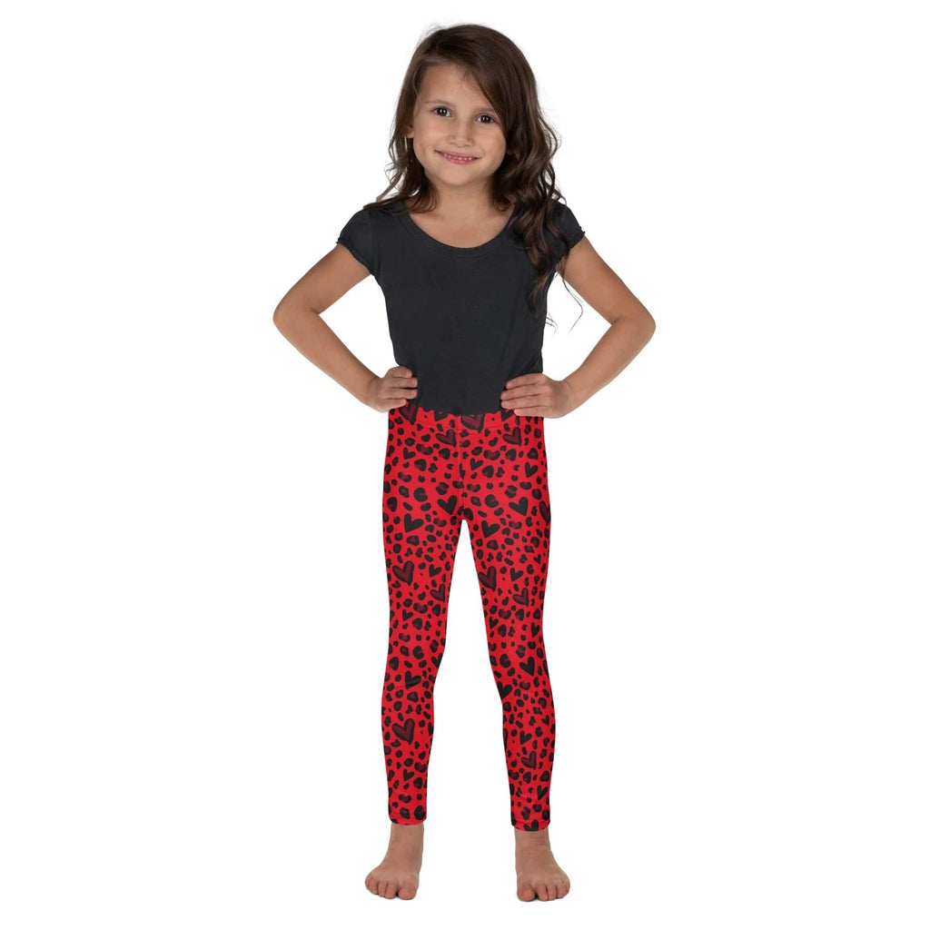 Valentine's Day Leopard Kid's Leggings