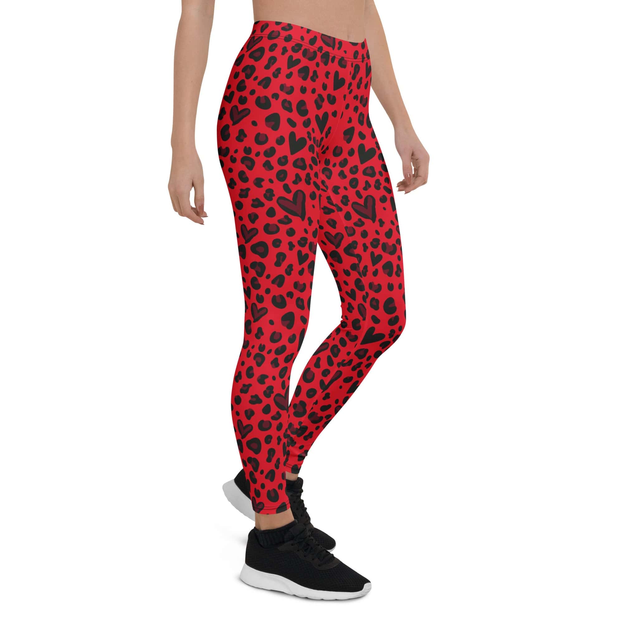 Valentine's Day Leopard Leggings