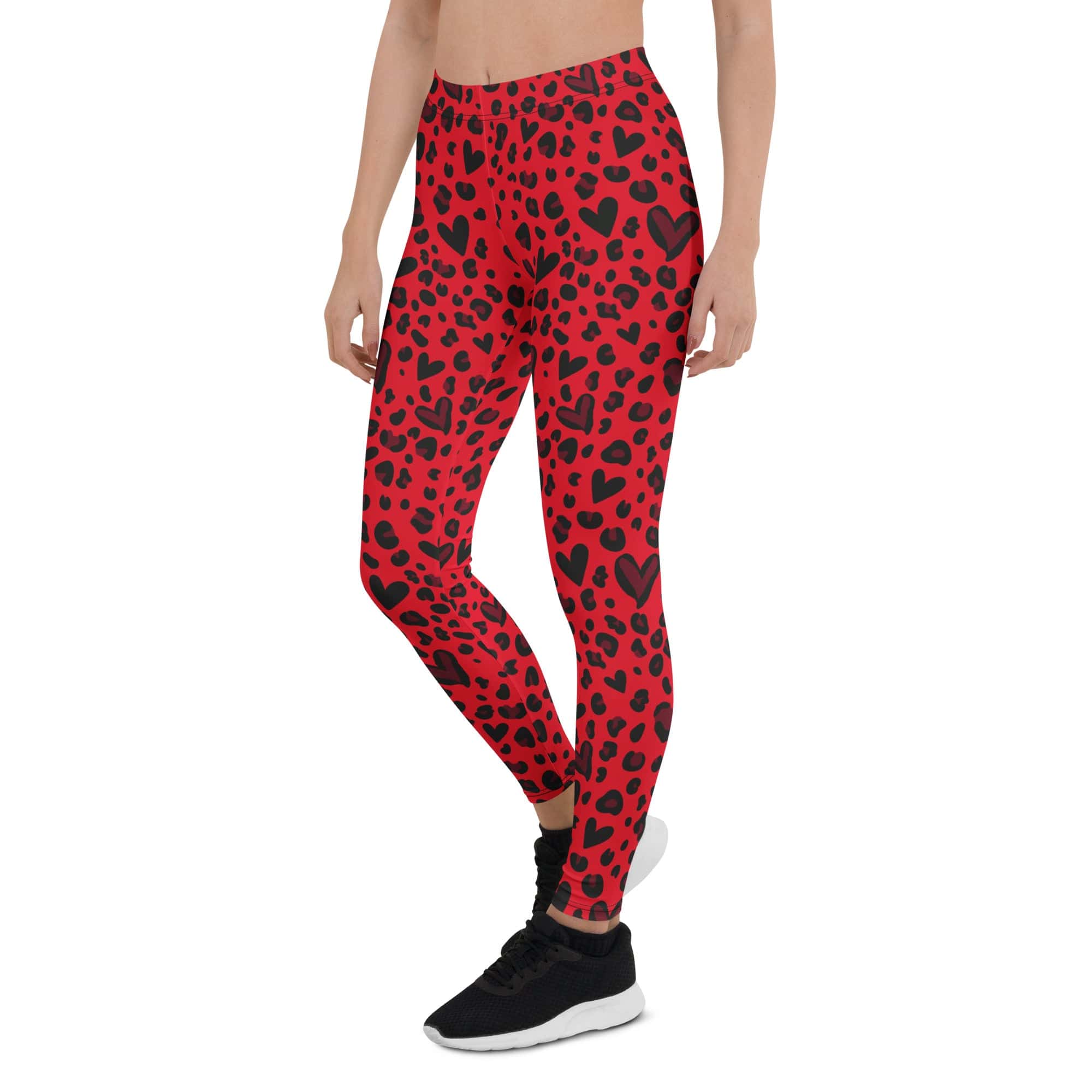Valentine's Day Leopard Leggings