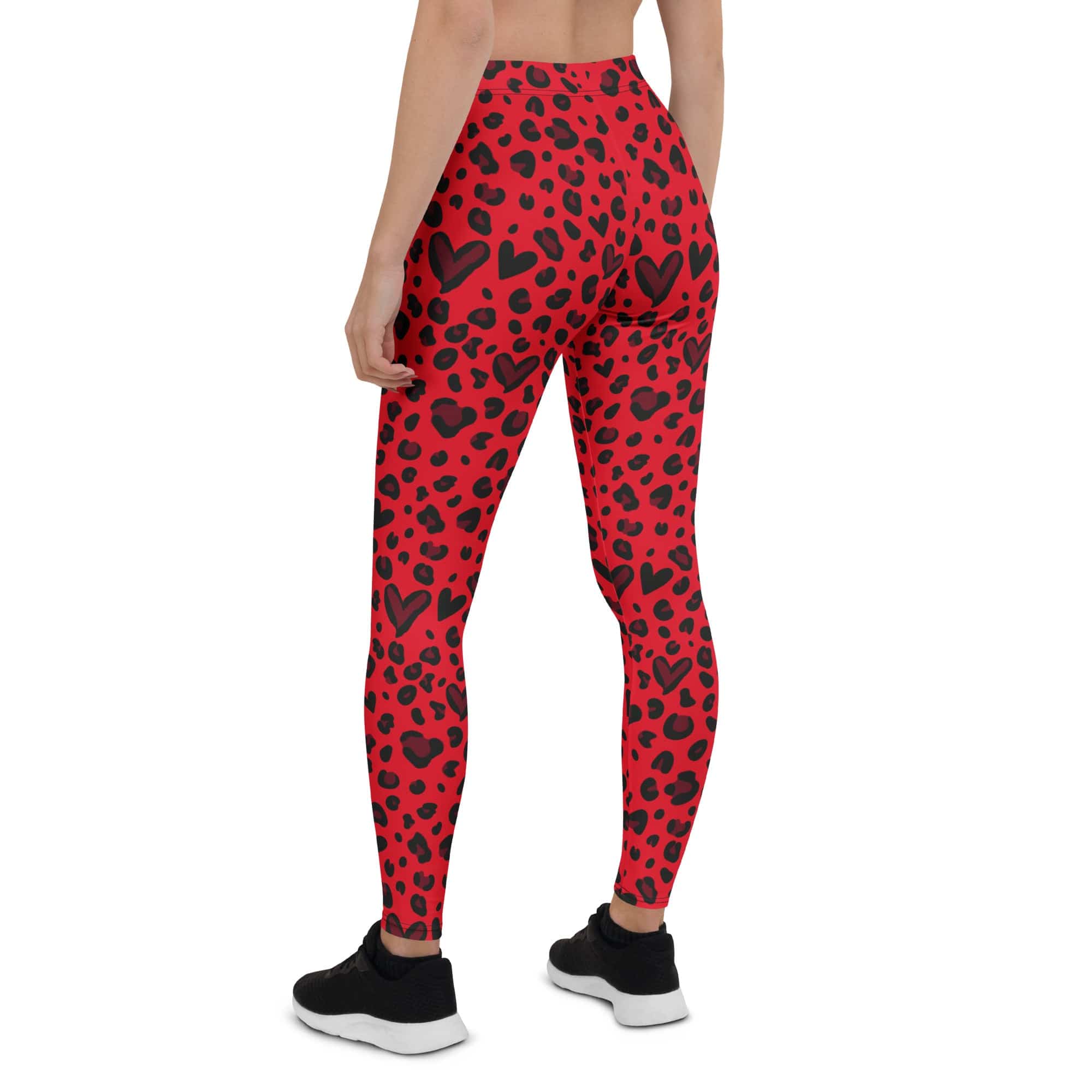 Valentine's Day Leopard Leggings