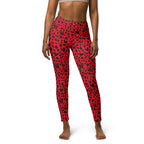 Valentine's Day Leopard Yoga Leggings