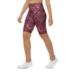 Velvet Bloom Biker Shorts